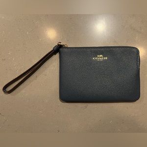 Coach Corner Zip Wristlet